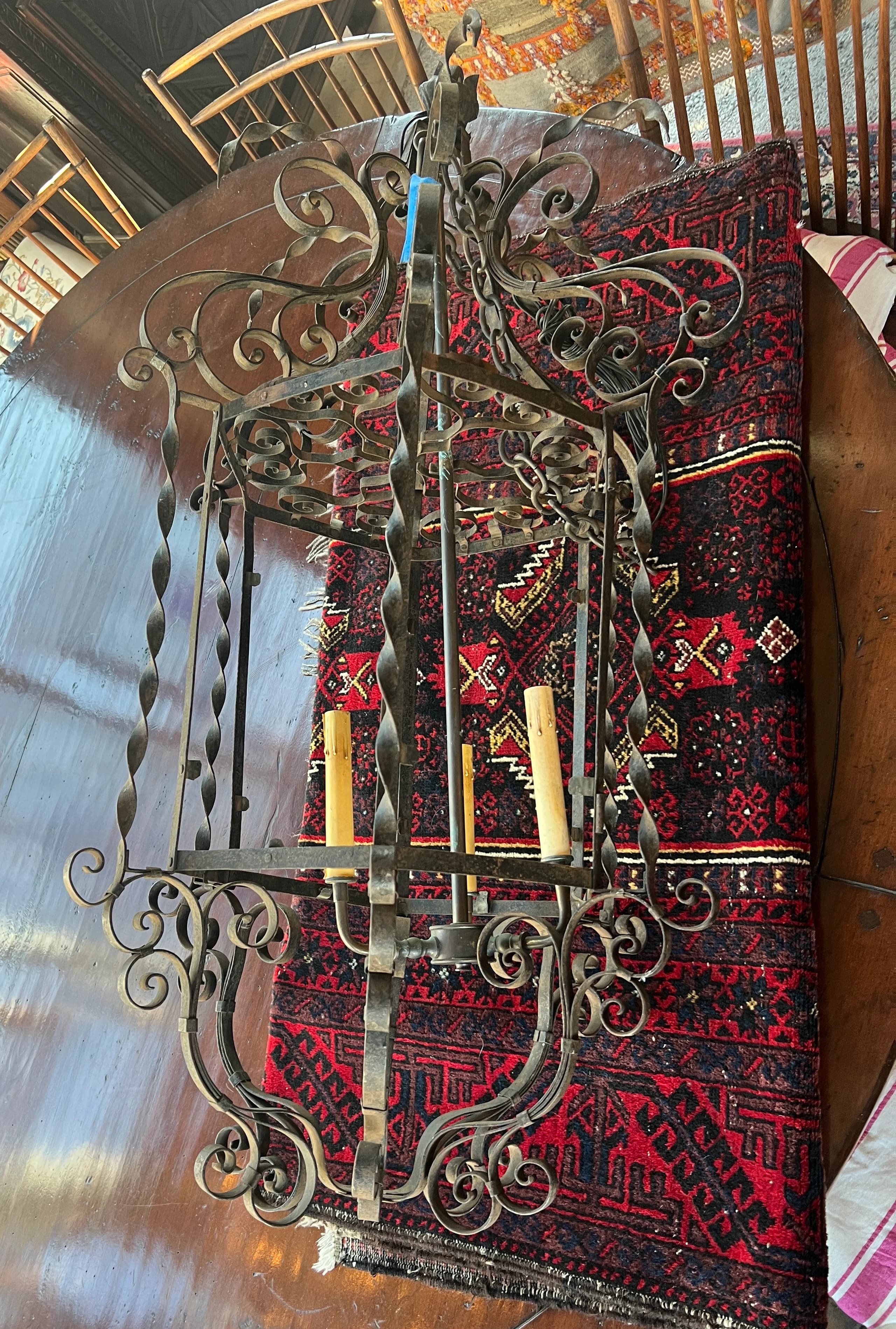 Wrought Iron Lantern